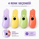 Renkli Ayıcık Görünümlü Basmalı Silgi